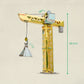 La grue à construire